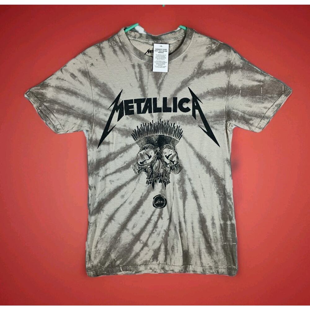 Metallica Shirt Men XS Tie Dye Vertigo‎ Graphic Band Tee